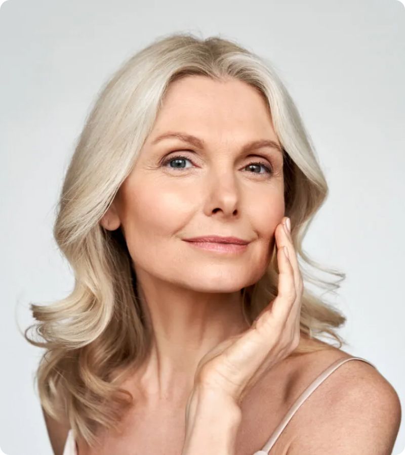 tampa med spa model with blonde hair