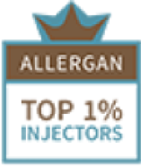 allergan top 1% injectors logo