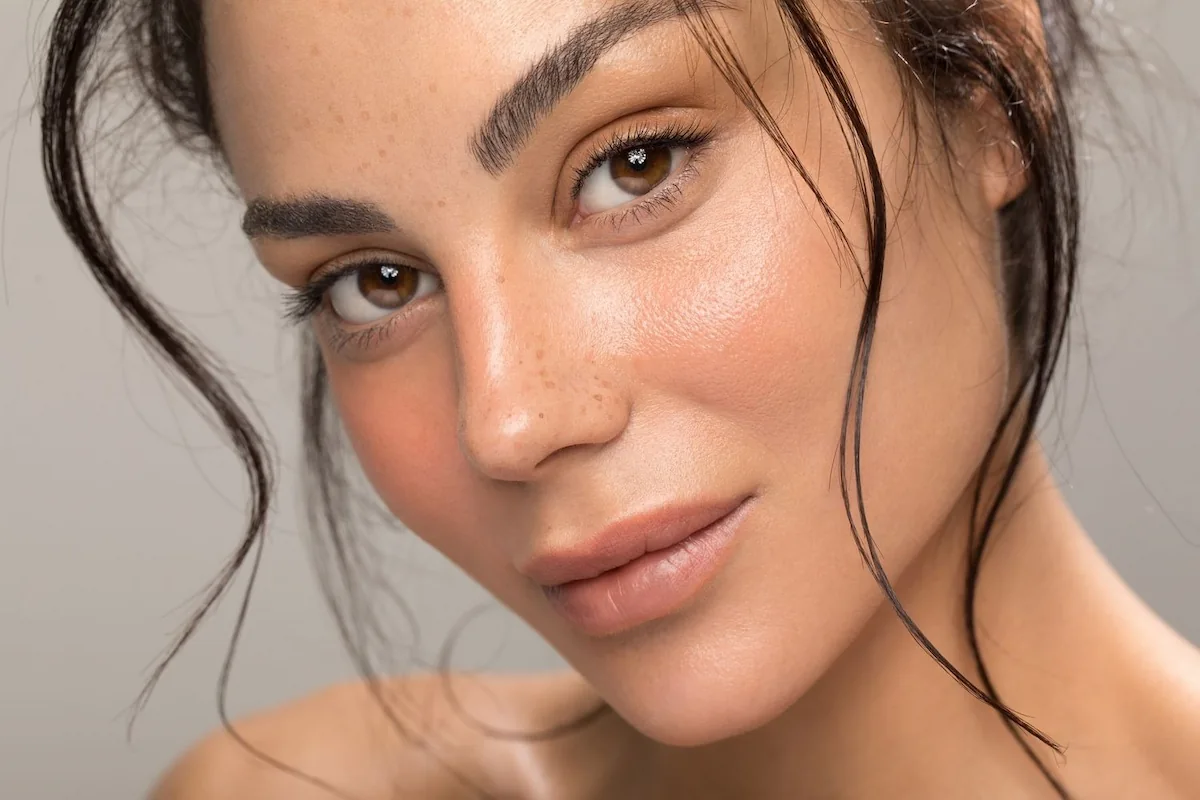 beautiful woman with youthful eyes