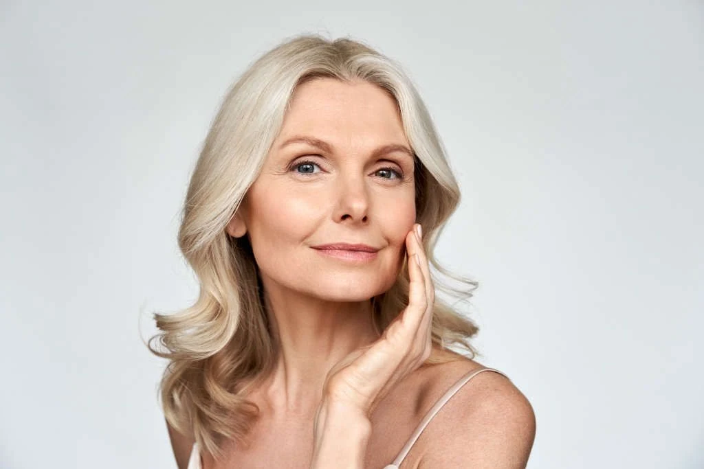 Senior woman with a renewed sense of vitality after BHRT treatment