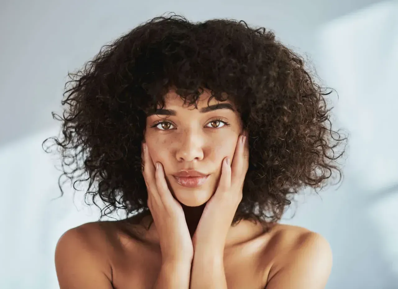 woman with plump skin