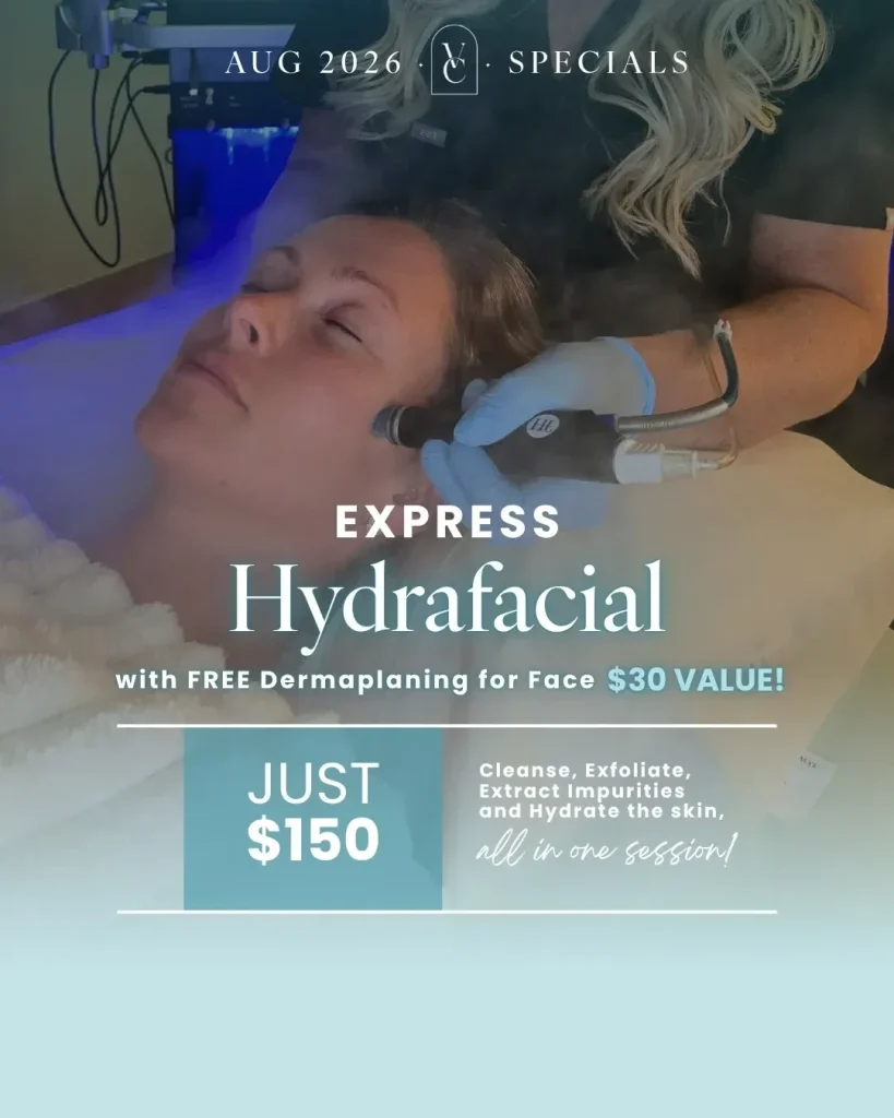August Special: Express Hydrafacial + FREE Dermaplaning