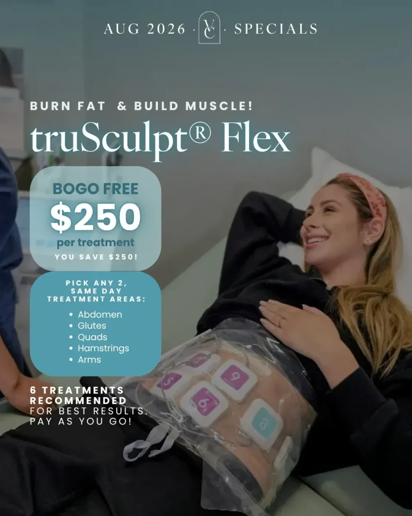August special: truSculpt Flex, BOGO FREE. August Only.