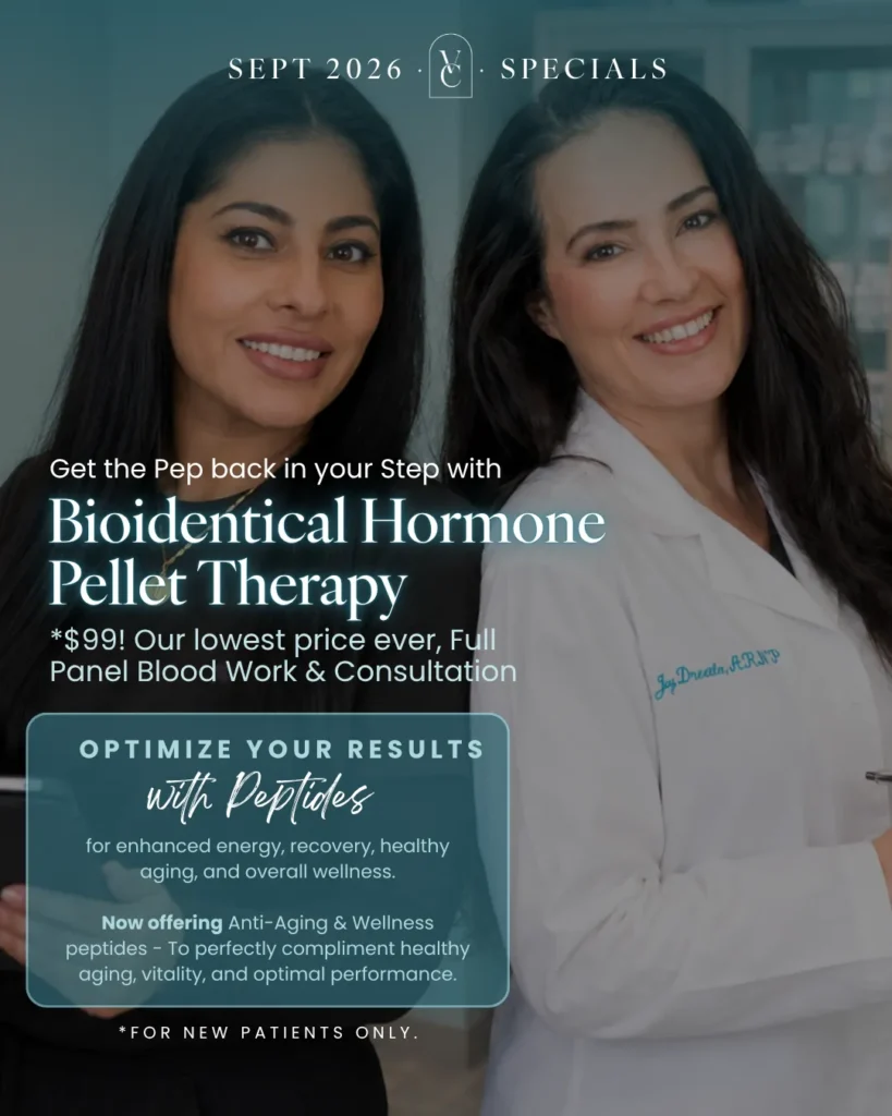 Hormone Pellet Therapy Consult — Just $99 for New Patients