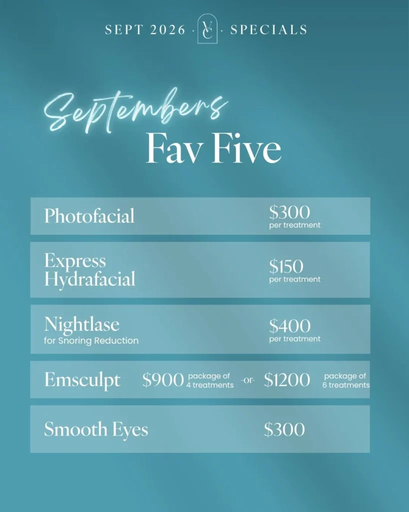 This Month's Fav Five — September Specials